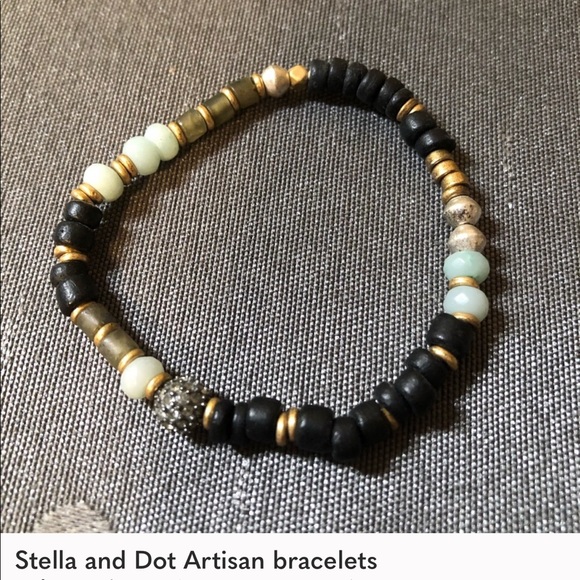 Stella & Dot artisan Set of three bracelets - Picture 5 of 9